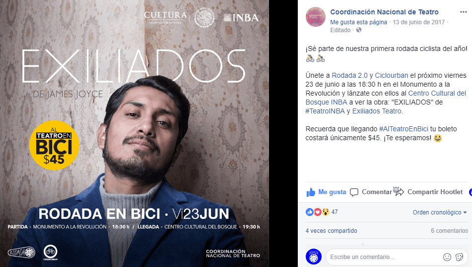 AL TEATRO EN BICI